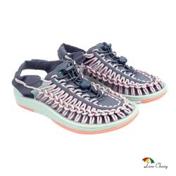 ◎剃刀式鞋紋橡膠大底提升抓地力 立體彈力織帶符合各種腳型曲線|◎|◎主商品:運動涼鞋X1雙型號:LFF5245顏色:粉紅.水藍.黑尺寸:36~40材質:鞋面：彈性鞋帶+超纖皮革内裡：網布大底：醋酸乙烯