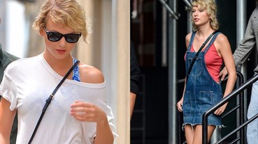 新髮型要配新 Style！捲髮 Taylor Swift 近日酷愛運動風穿搭！