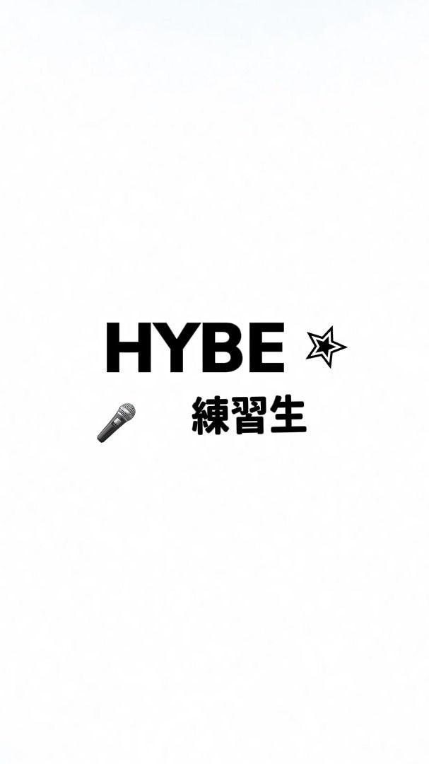 HYBEの練習生になりたい子集まれー !