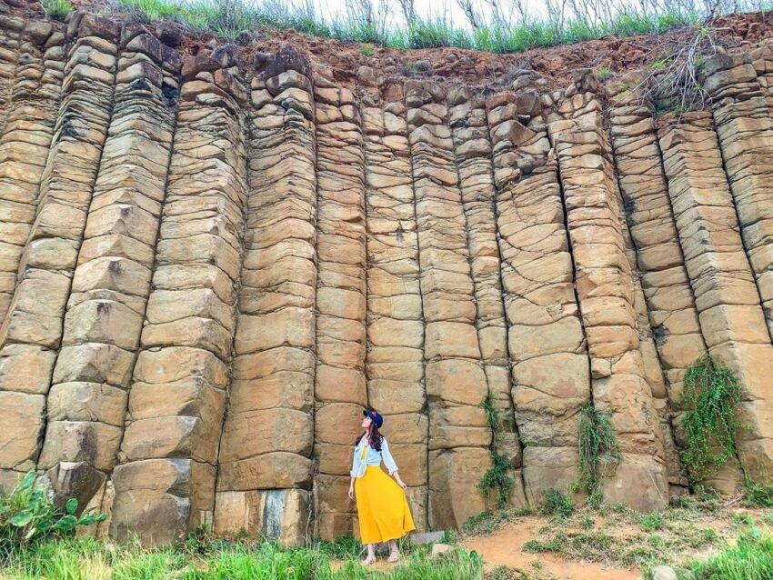 澎湖景點 大菓葉柱狀玄武岩