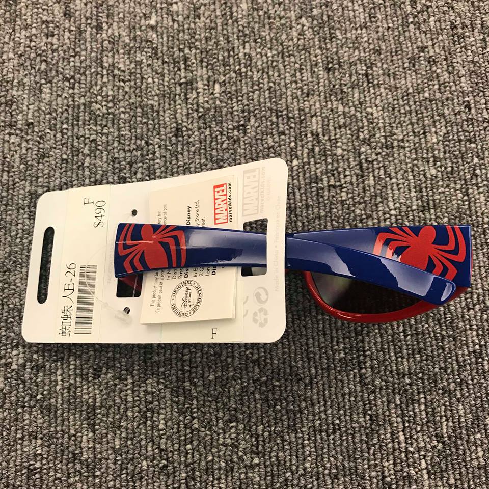 BEETLE DISNEY SPIDER MAN SUNGLASSES 蜘蛛人 兒童 紅藍 太陽眼鏡 迪士尼 抗UV E-26