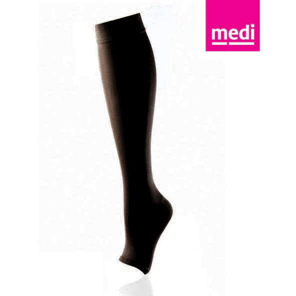 美締 medi 專業醫療彈性襪 機能型小腿襪 ccl.2 黑色、露趾 (單件) 德國進口【杏一】