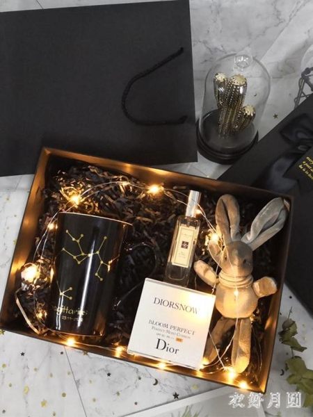 包裝盒 禮盒口紅包裝盒生日禮物盒子精美韓版簡約大禮物盒空盒禮品盒WL1010【衣好月圓】