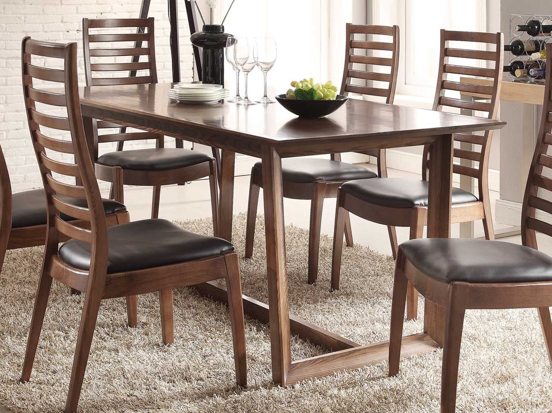 !新生活家具!《德林》胡桃色 六尺餐桌 北美白蠟木 休閒桌 會議桌 書桌 寫字桌 實木桌 復刻版 北歐風 商業空間 全實木