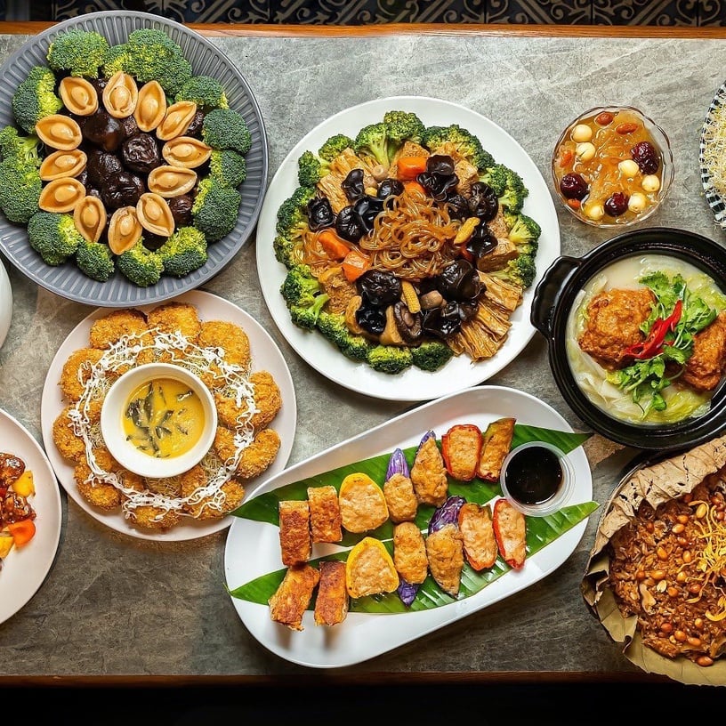 2023素食外帶年菜推薦！陽明春天、養心茶樓推異國風素食年菜，米其林認證年菜在這家