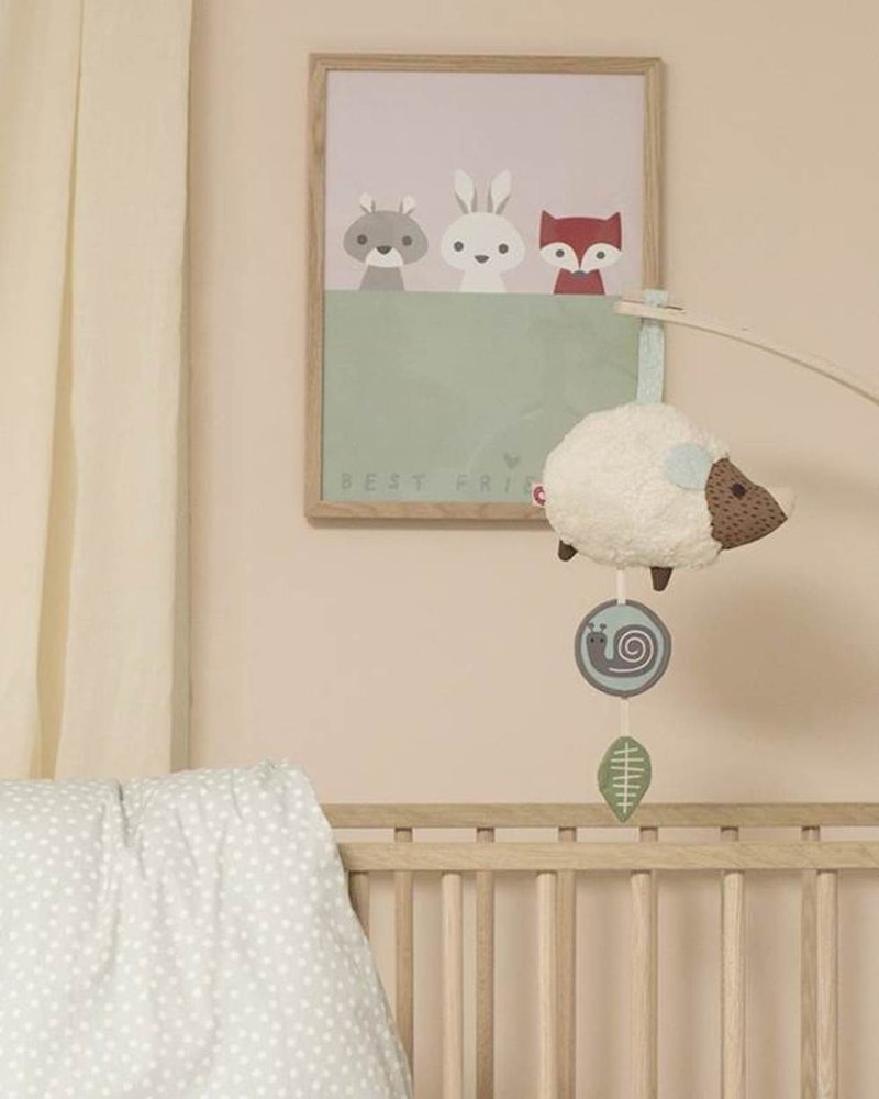 好奇寶寶的好奇伙伴，娃娃+鏡子+鈴鐺，讓小寶貝愛不釋手~