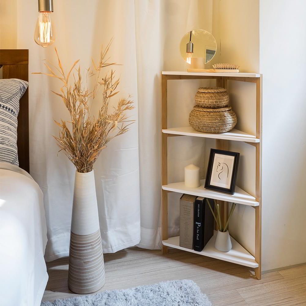 【Ligfe立格扉】北歐風角落收納架/轉角置物架《泡泡生活》角落空間 置物