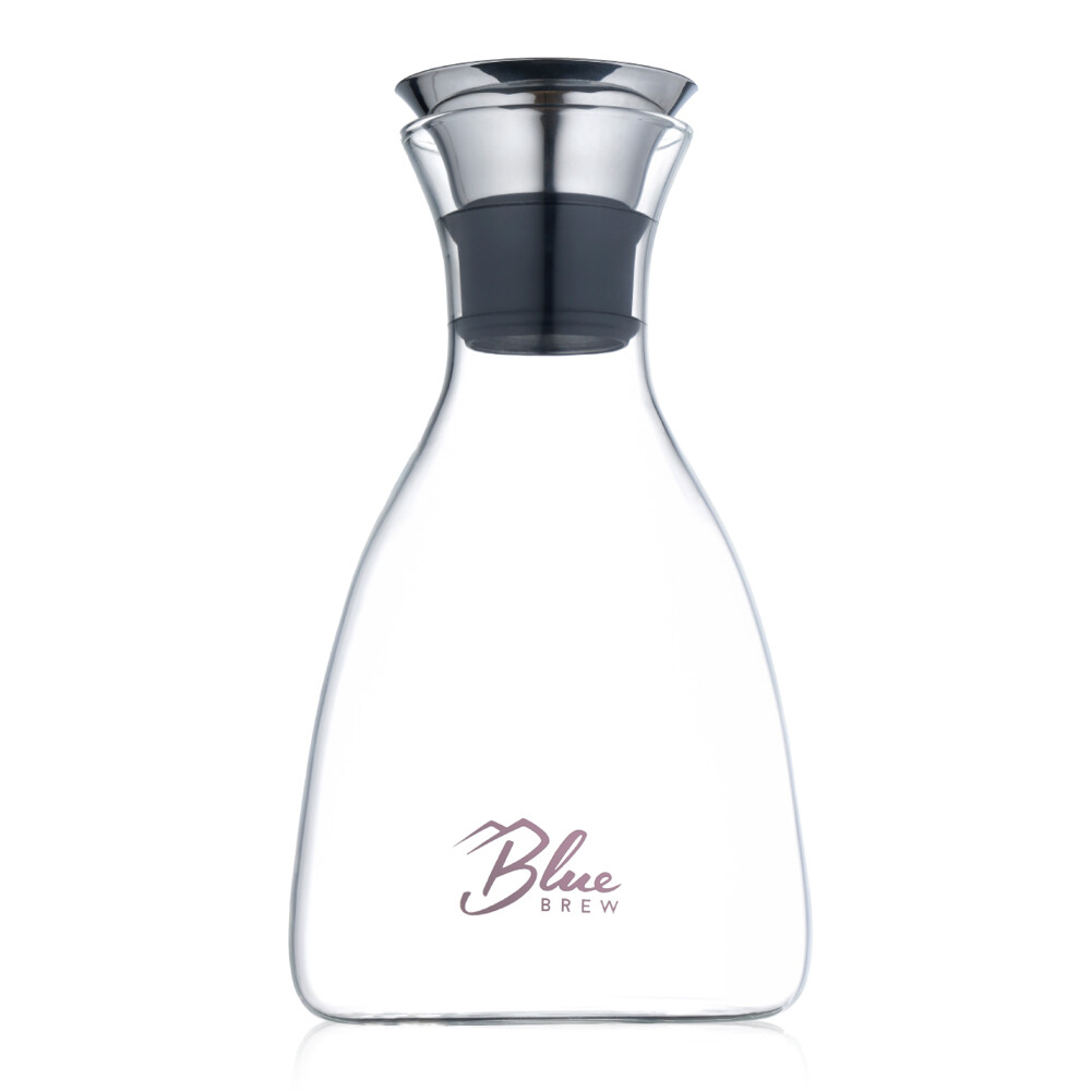 美國blue brew coffee於2018年以手沖咖啡系列商品揭開序幕雋永的設計結合創新的風格為居家及餐廚空間增添時尚品味 尺寸 13 13 26.5 cm 重量550 g 材質高硼硅玻璃食用級矽