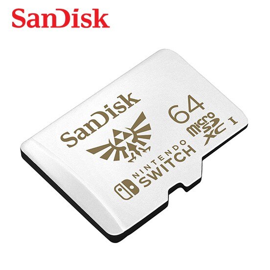 SanDisk 64G microSDXC UHS-I 任天堂Switch專用記憶卡 傳輸速率高達 100MB/s