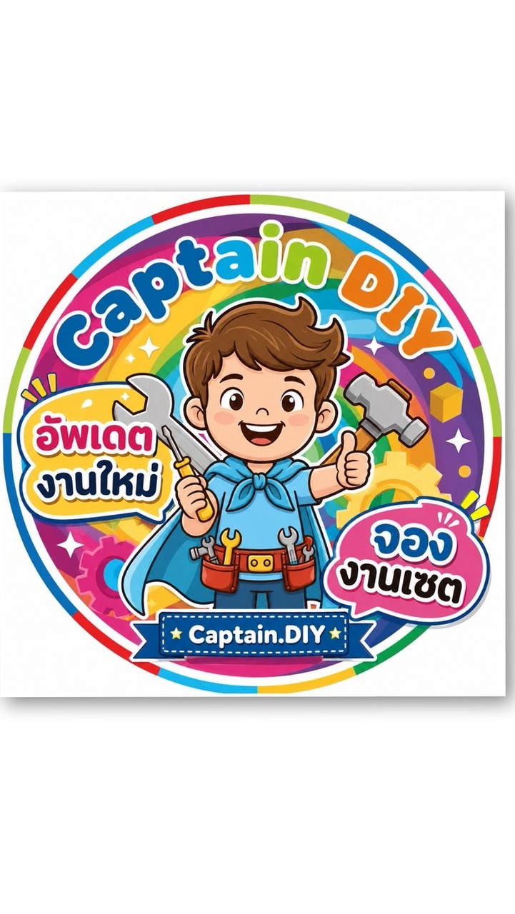 Captain.DIY อัพเดทงานเข้าใหม่