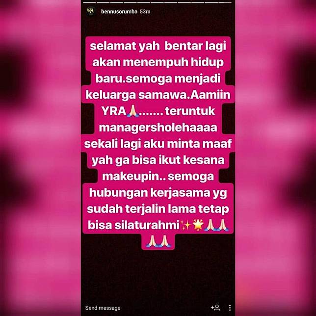 Unggah Ucapan Selamat Menikah Permintaan Maaf Postingan Mua Langganan Syahrini Jadi Sorotan Style Line Today