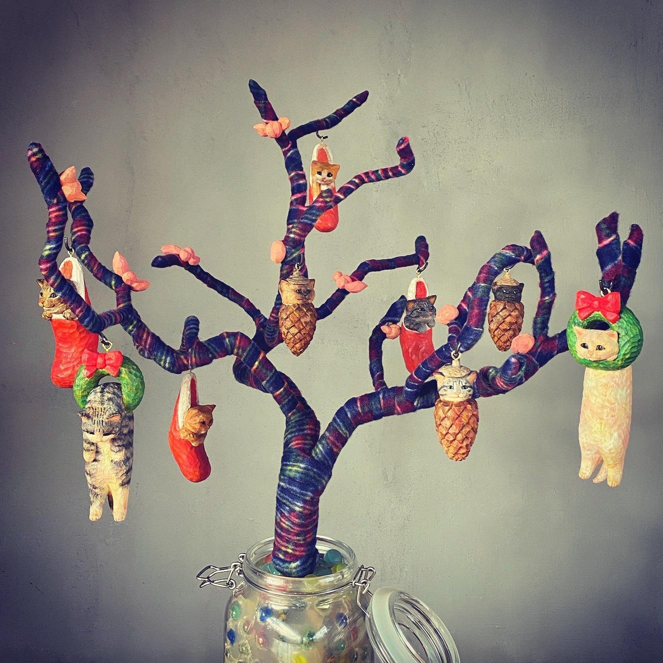 猫の木彫りに癒やされる人続出 ウチに来て と言いたくなるかわいさ ウォーカープラス