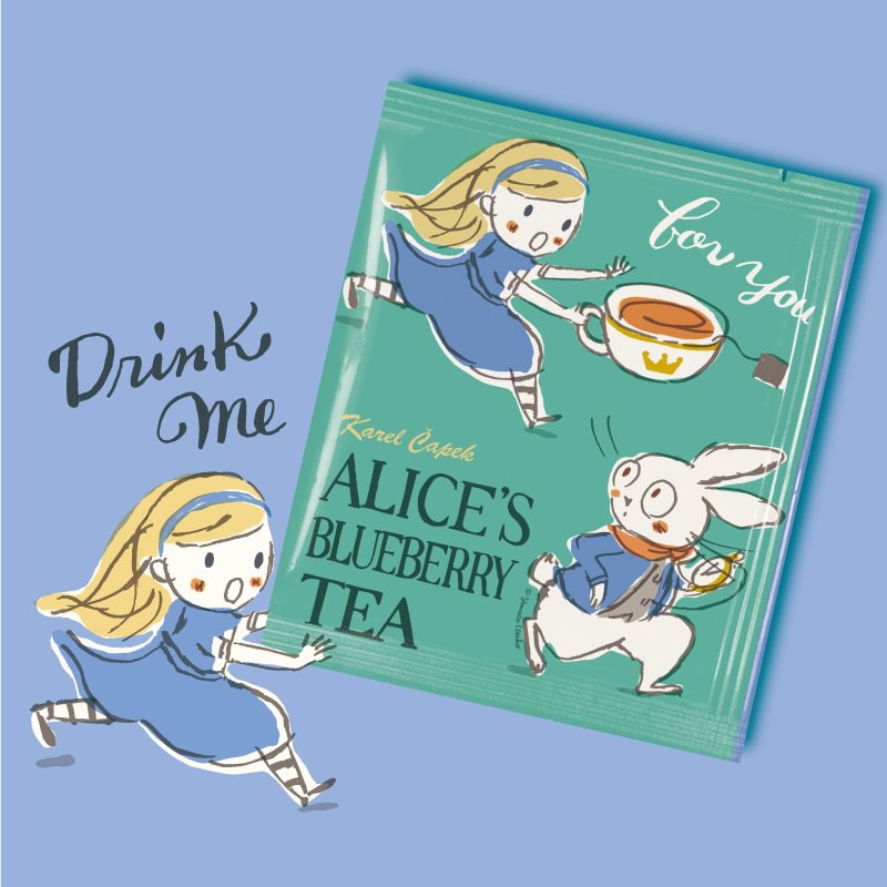日本KarelCapek山田詩子紅茶店 小包裝 - 愛麗絲的藍莓紅茶 x5PC 【現貨】