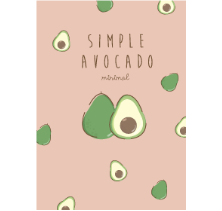 avocado minimal peach (simple ver.)