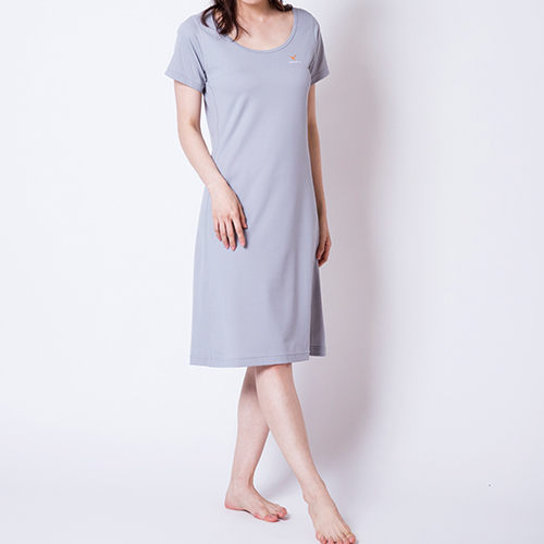 VENEX STANDARD DRY 居家睡衣洋裝 輕淺灰