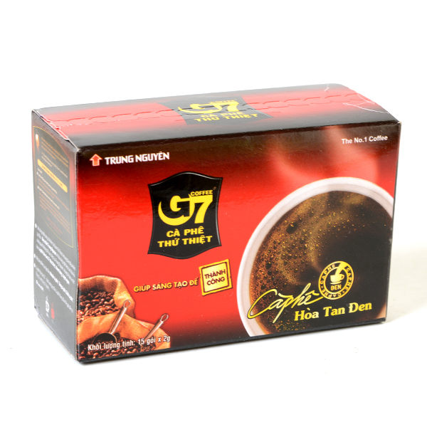 越南【G7】即溶黑咖啡 2g*15入