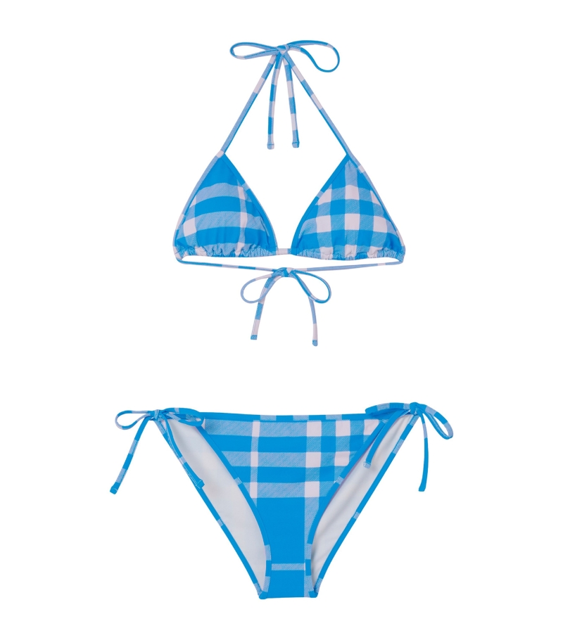 Burberry Check Triangle Bikini