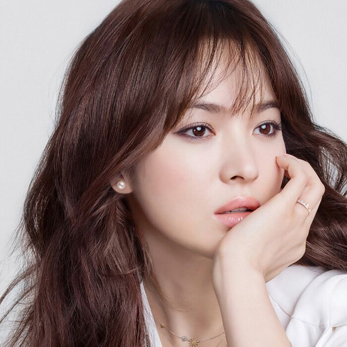 Majalica 純銀貝珠耳環 韓劇太陽的後裔相似款貼耳珍珠耳釘 6MM 粉/白 二色任選 PF6005