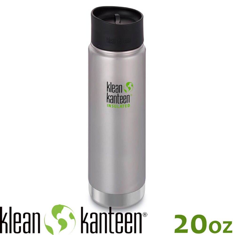 【KLEAN KANTEEN 美國 20盎司KK寬口保溫鋼瓶(54mm)/原色鋼】K20VWPCC/保溫杯/保溫瓶/咖啡瓶蓋。人氣店家悠遊山水戶外生活館的飲水用品、水壺｜保溫瓶有最棒的商品。快到日本N