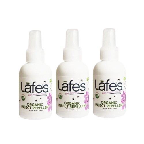 美國 Lafe's Organic - 有機全家防蚊液-118ml*3入