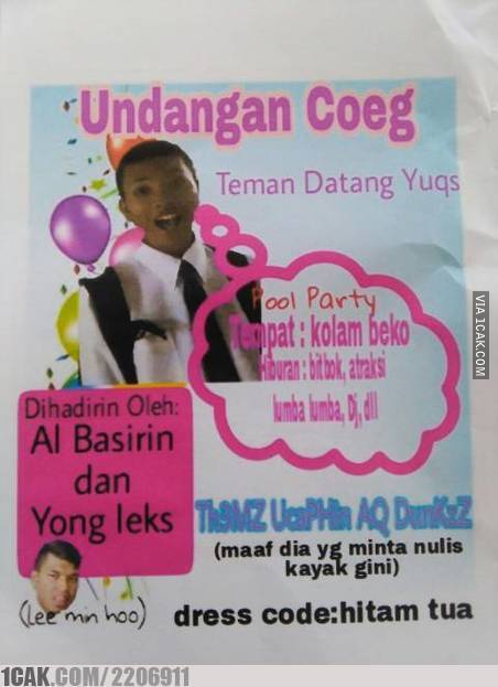 8 Desain Undangan Ulang Tahun Ini Kreatif Abis Bikin Senyum