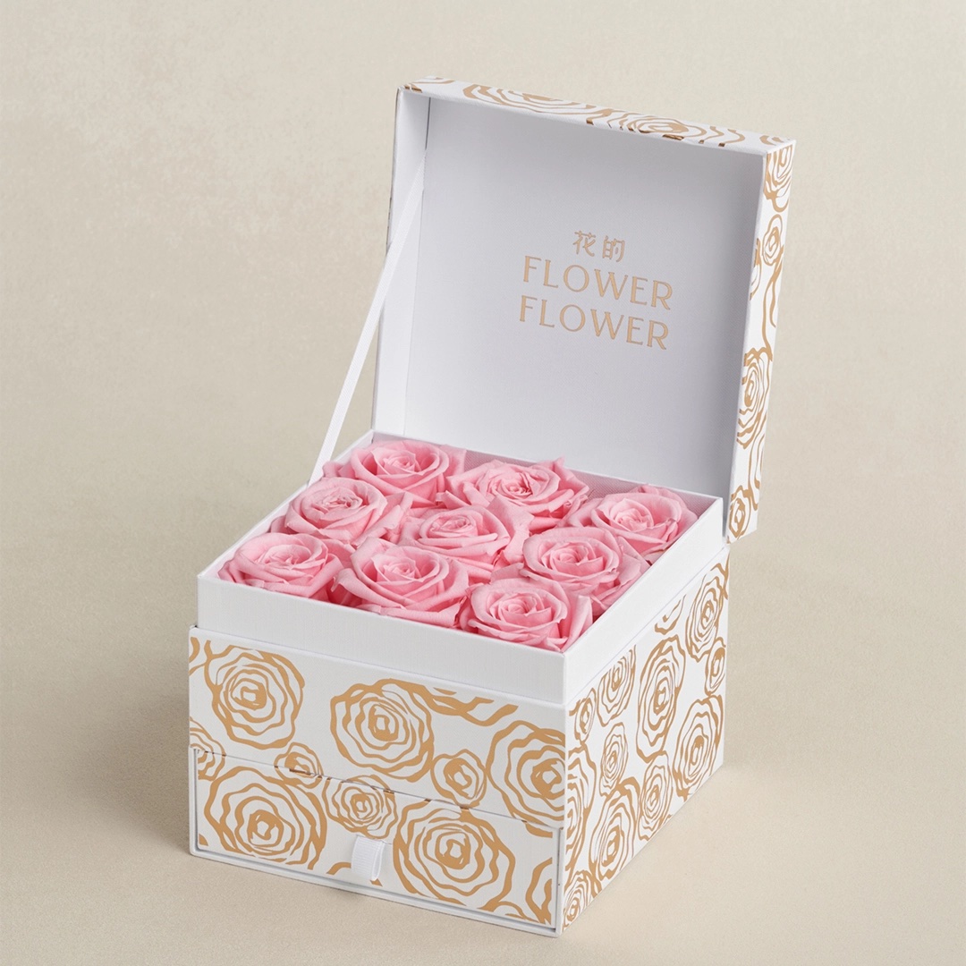 Flower Flower 花的 Baby Pink | 哥倫比亞永恆玫瑰花花禮