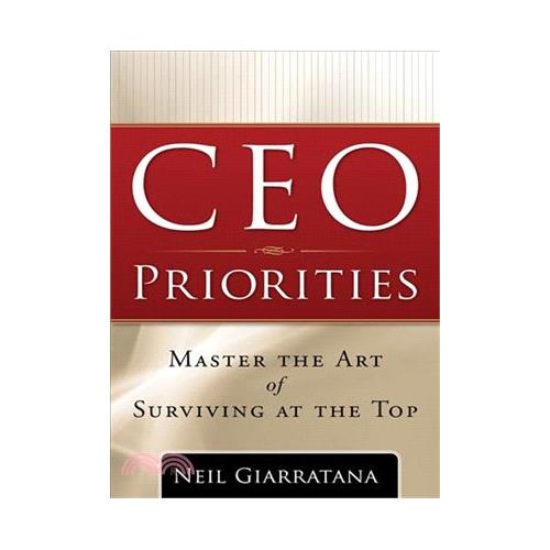 You’ll learn what you need to know about the critical areas of concern or activity for a CEO, any on