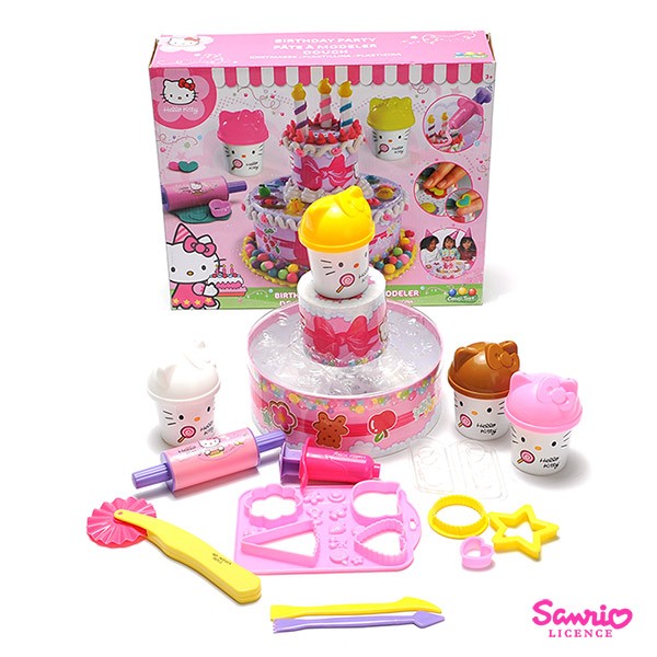 *正版授權*創意無限*造型精緻 逼真展現*多樣模具 等你來發揮內容物： 4杯80g彩色黏土 1個兩層蛋糕造型展示架1波浪邊切割刀 1個奶油針筒2把工具刀 1個黏土滾筒3個形狀模具 1個點心模具1個3D