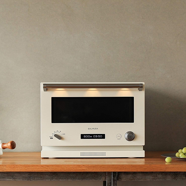 日本【BALMUDA】 液晶顯示微波爐/烤箱18L The Range K04A