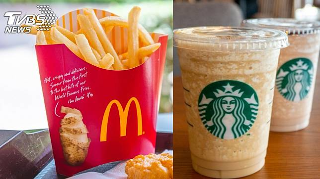 (示意圖TVBS／麥當勞、星巴克)