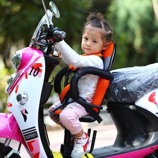 全館83折電動車兒童座椅前置摩托踏板車自行車小寶寶安全座椅踏板車座椅