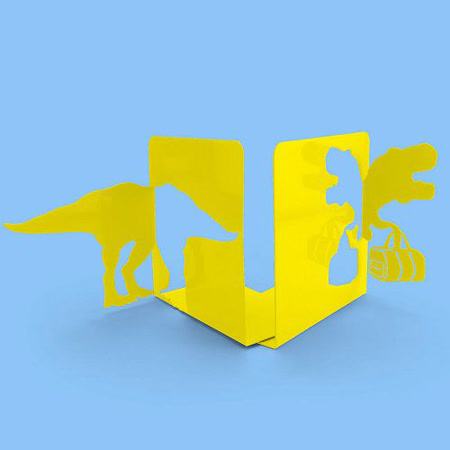 英國 Mustard 書擋 - 暴龍上學去