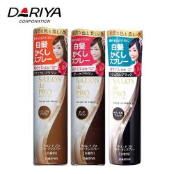 ◎簡單快速噴劑，3秒搞定|◎無香料、無添加阿摩尼亞|◎植物性亮澤成分添加維持秀髮強韌品牌:Dariya塔利雅品牌定位:開架品牌種類:染髮商品名稱:【DARIYA】日本沙龍級白髮遮蓋噴霧82g(自然黑/