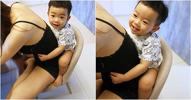 蔡阿嘎曬兒萌照！妻「蕾絲黑馬甲」入鏡超辣　粉絲狂讚：難怪好快