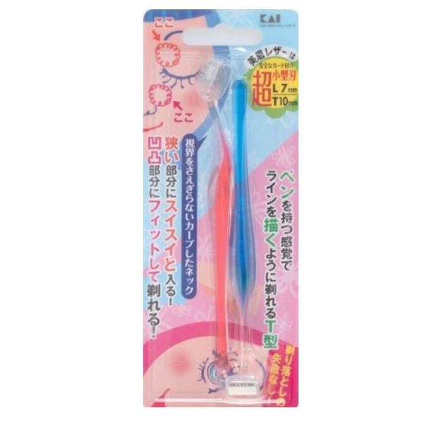 日本貝印 (KAI) 修眉刀 (L.T型) 2入 PELT-2B