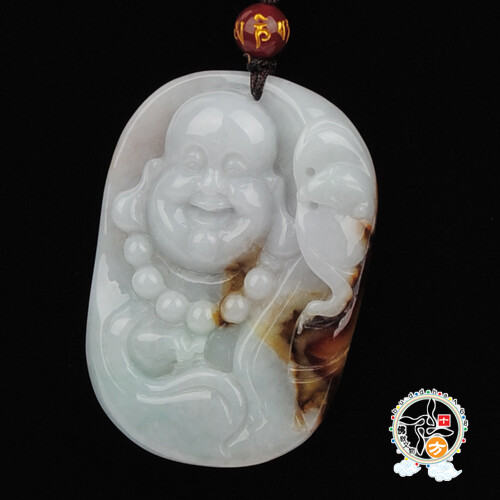 福氣彌勒佛(春帶紫黃翡)項鍊十方 規格:約5.8*4*1公分 材質: 緬甸玉 a貨 / 中國結項鍊 可調整長短 南無彌勒菩薩 功德若修持彌勒菩薩如意悉地法成就者即能遍滿十方世界雨諸寶施與眾生供養一切諸