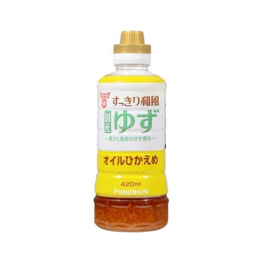 【FUNDOKIN金】芬多和風柚子風味沙拉醬 420ml 涼拌調味醬 フンドーキン すっきり和風ゆずドレッシング 日本進口醬料