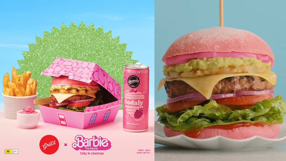 這些芭比聯名食物超吸睛！甜甜圈、冰淇淋滿足甜點控，粉色漢堡套餐超夢幻