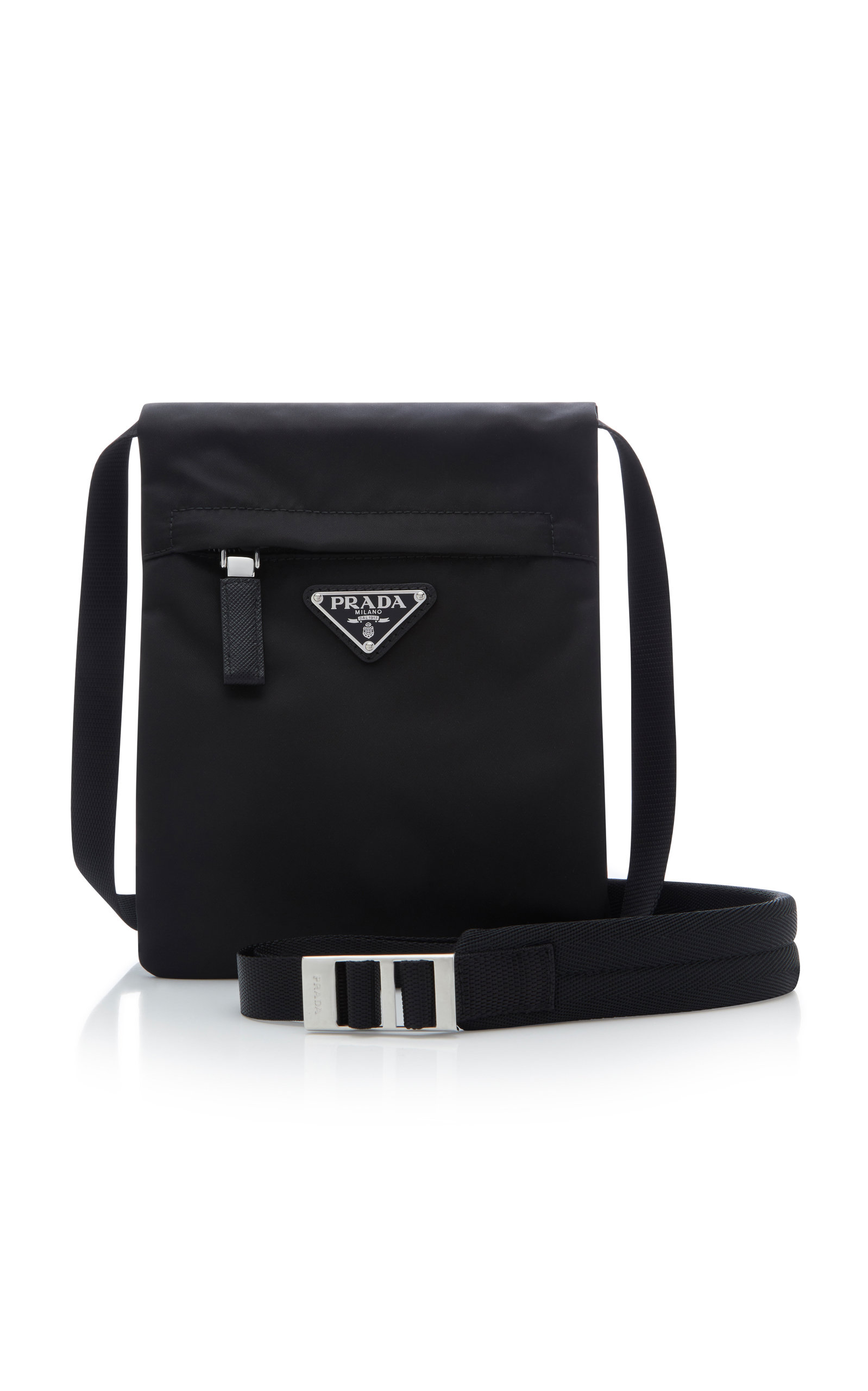 Prada's small crossbody is ideal for busy days due its lightweight design and well-designed interior