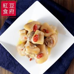 ◎上等紹興酒與台灣在地新鮮豬腳做結合|◎黃金比例的調配，豬腳Q嫩有嚼勁 酒香四溢，QQ彈牙的口感|◎更是讓人控制不住一口接著一口的念頭種類:豬腳/蹄膀風味:台式口味:不辣主要食材:豬肉葷/素:葷保存方