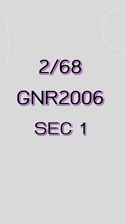 2/68-GNR2006-SEC 1
