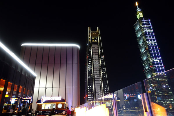 Hooters信義店-遠百信義A13餐廳推薦，HOOTERS美式餐廳大遠百14樓信義店，近看101及百萬級景觀的遠百深夜食堂，遠百信義A13聚餐餐廳