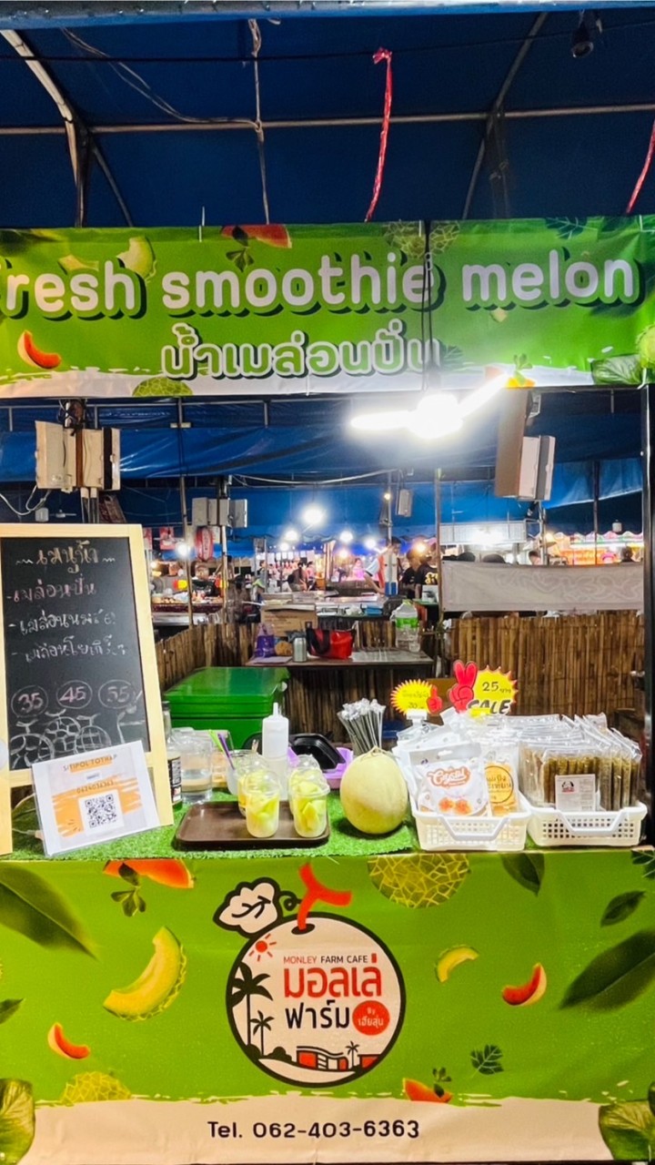 Fresh smoothie melon