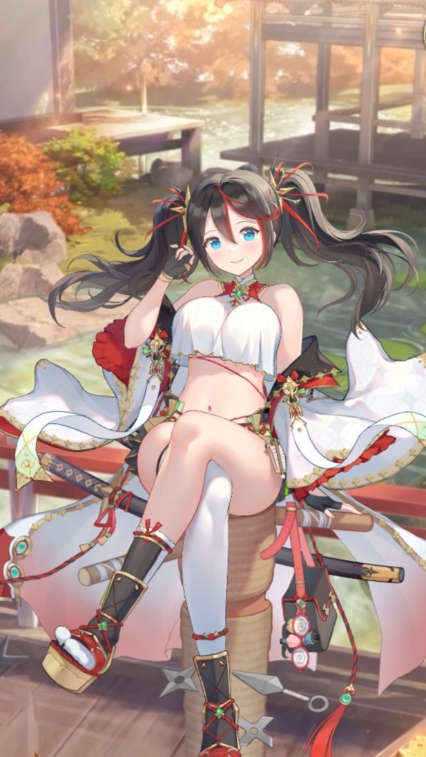放置少女　落葉樹