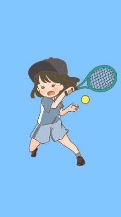 中学生　ソフトテニス部　女子