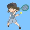 中学生　ソフトテニス部　女子