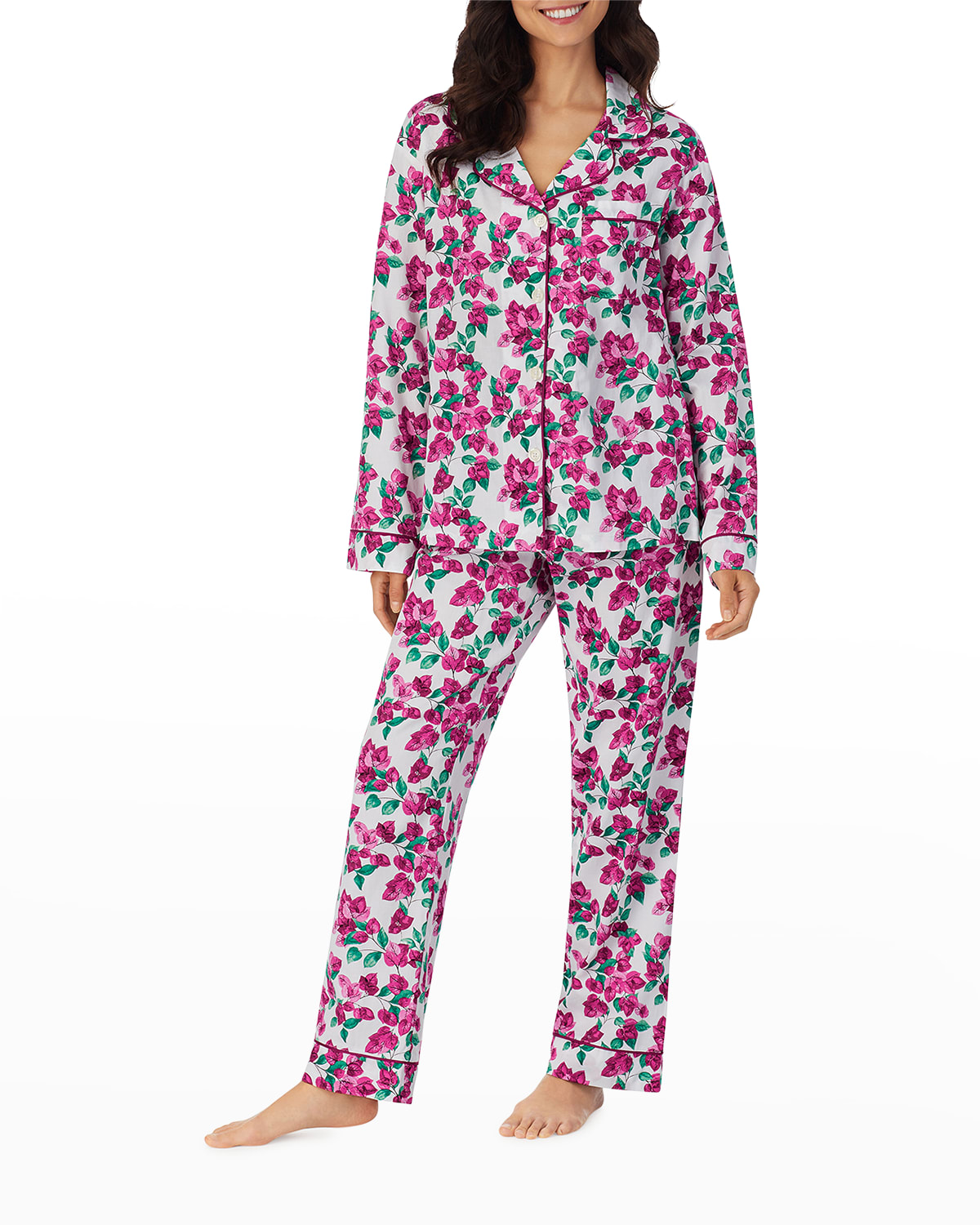 Nightcap Classic Long Organic Cotton Pajama Set