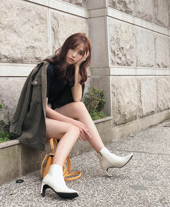 秋靴 秋靴穿搭 靴子 寬口靴 D+AF