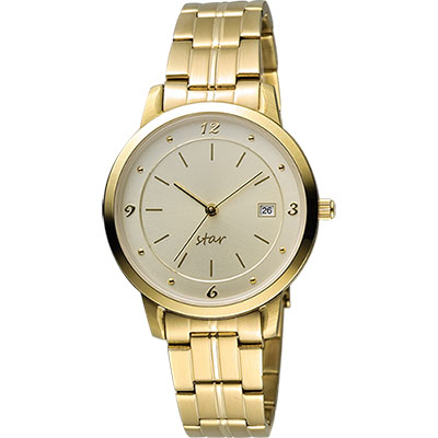 原廠公司貨，極簡優雅時、分、秒大三針顯示，展現時尚風 全316L不鏽鋼材質，藍寶石水晶鏡面料號：9T1407-131YG-YG