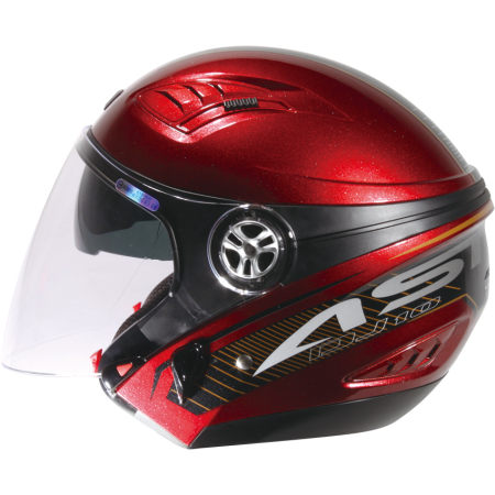 【東門城】ASTONE DJ10C OO12 (紅金) 半罩式安全帽 可變式安全帽(面具另購)